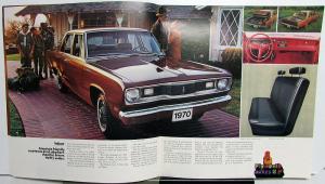 1970 Plymouth Valiant Duster Original Dealer Sales Brochure Small Enough But Big