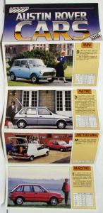 1985 Austin Rover Cars Sales Folder - Dutch Text