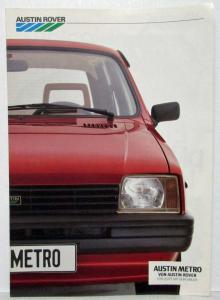 1985 Austin Rover Sales Folder - German Text