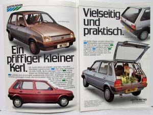 1985 Austin Rover Sales Folder - German Text