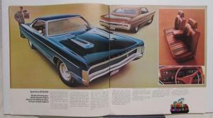 1970 Plymouth Fury I II III Sport GT Wagon Original Color Dealer Sales Brochure