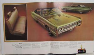 1970 Plymouth Fury I II III Sport GT Wagon Original Color Dealer Sales Brochure