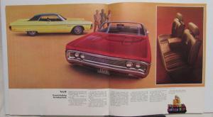 1970 Plymouth Fury I II III Sport GT Wagon Original Color Dealer Sales Brochure
