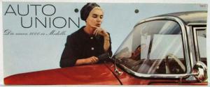 1957-1960 Auto Union 1000 Sales Folder - German Text