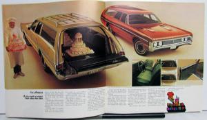 1970 Plymouth Station Wagons Fury Belvedere Original Color Dealer Sales Brochure