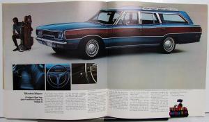 1970 Plymouth Station Wagons Fury Belvedere Original Color Dealer Sales Brochure