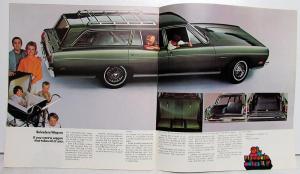 1970 Plymouth Station Wagons Fury Belvedere Original Color Dealer Sales Brochure