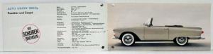 1965 Auto Union Sales Brochure - German Text