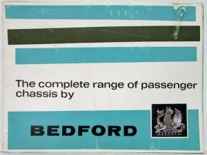 1963 Bedford Complete Range of Passenger Chassis - Bus Coach Sales Brochure