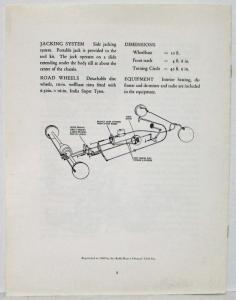 1946-52 Bentley Mark VI RR Owners Club Reprint Folder