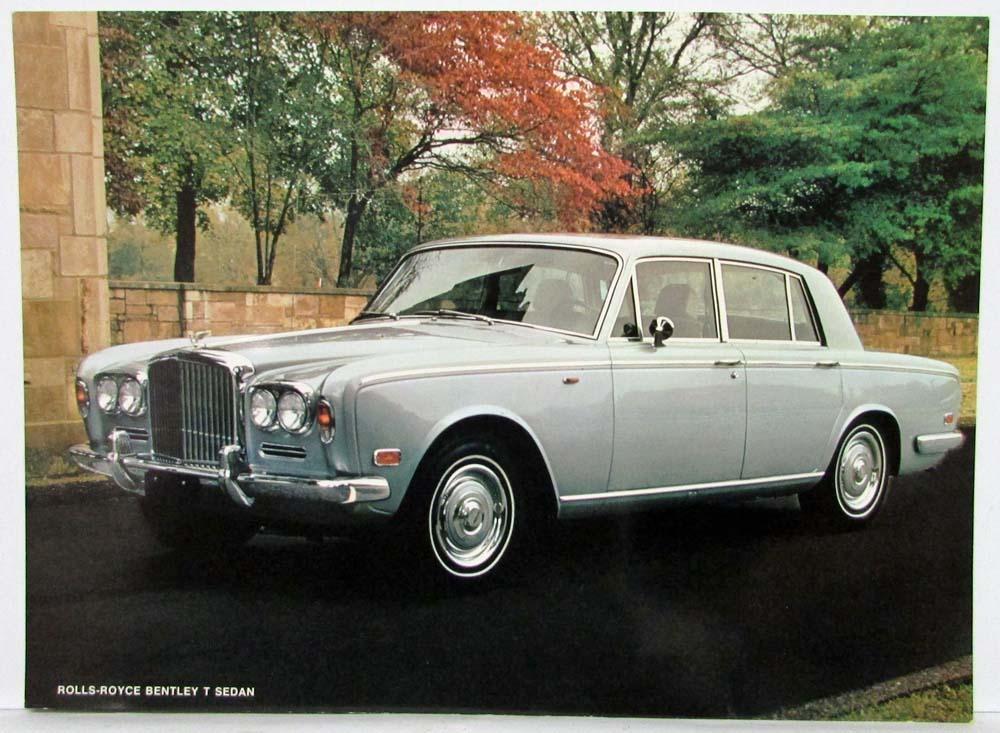 1972 Bentley T Sedan Picture Plate
