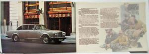 1978 Bentley T2 and Corniche Sales Brochure