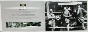 2000 Bentley Brief History Past & Present Models Sales Brochure in 3 Languages