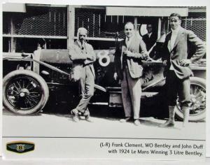 2001 Bentley Set of 9 Photo Plates