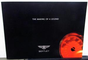 2002 Bentley The Making of a Legend Sales Brochure