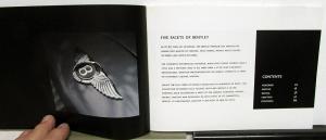 2002 Bentley The Making of a Legend Sales Brochure