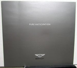 2003 Bentley Continental GT Pure Anticipation Sales Folder