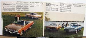 1969 Plymouth Road Runner GTX Barracuda Cuda Sport Fury Sales Brochure Original