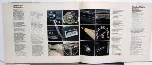 1968 Plymouth Road Runner GTX Cuda Fury Sales Brochure With Warranty Back Cover
