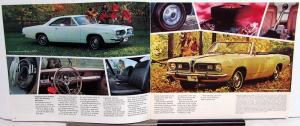 1967 Plymouth Barracuda Sport Fury GTX Belvedere Valiant Sales Brochure Original