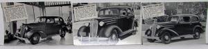 1936 1937 Chevrolet Sedan Used Car Dealer Postcard Set A L Parsons New York Rare