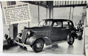 1936 1937 Chevrolet Sedan Used Car Dealer Postcard Set A L Parsons New York Rare