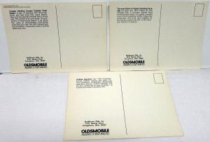 1972 Oldsmobile Cutlass Dealer Promotional Postcard Set Supreme 442 Hardtop Orig