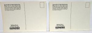 1972 Oldsmobile Cutlass 442 Dealer Promotional Postcards Pair Sport Package Orig