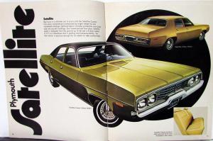 1972 Chrysler Plymouth Road Runner Cuda Duster Sales Brochure No Print Date