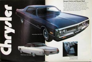 1972 Chrysler Plymouth Road Runner Cuda Duster Sales Brochure No Print Date