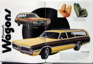 1972 Chrysler Plymouth Road Runner Cuda Duster Sales Brochure Print 10 1 1971