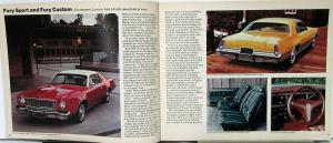 1975 Chrysler Plymouth Road Runner Duster Color Sales Brochure Full Line Orig