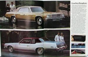1975 Plymouth Gran Fury Brougham Custom Color Sales Brochure Original