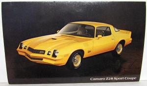 1978 Chevrolet Camaro Dealer Promotional Postcard Z28 Sport Coupe Chevy Pair
