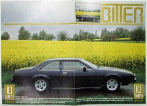 1979-1984 Bitter SC Sales Brochure - UK Market