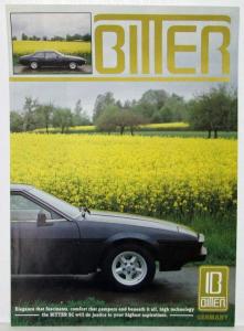 1979-1984 Bitter SC Sales Brochure - UK Market