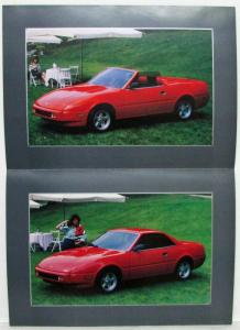 1988 Bitter Type III Sales Brochure - German Text - Red Car