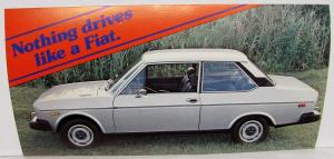 1978 Fiat 131 2 Door Coupe Dealer Promotional Postcard Large Original