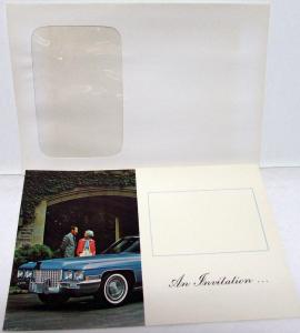 1971 Cadillac Dealer Customer Test Drive Invite W/Envelope Nolan-Brown Florida
