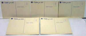 1975 Cadillac Dealer Promotional Postcard Set Fleetwood Eldorado de Ville Orig