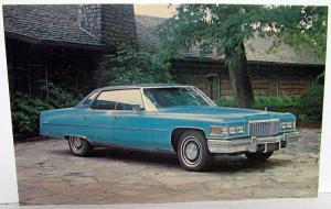 1975 Cadillac Dealer Promotional Postcard Set Fleetwood Eldorado de Ville Orig
