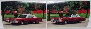 1973 Cadillac Dealer Promotional Postcard Eldorado Coupe Original Pair NOS