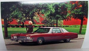 1973 Cadillac Dealer Promotional Postcard Eldorado Coupe Original Pair NOS