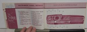 1962 Plymouth Savoy Belvedere Sport Fury ORIGINAL Owners Manual
