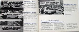 1964 Plymouth Dealer Brochure Performance Racing Stock Car Petty Drag Racing