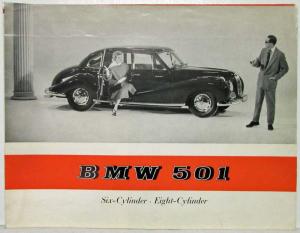 1955 BMW 501 6 & 8 Cylinder Sales Folder