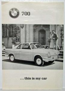 1959-1960 BMW 700 This is My Car Sales Brochure