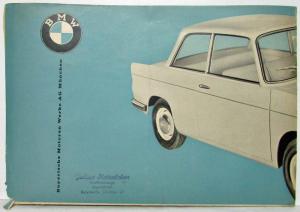 1961 BMW 700 Sales Folder - German Text