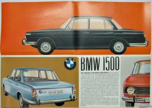 1962 BMW 1500 Sales Folder - German Text