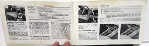 1970 Chevrolet Nova Owners Manual Original SS Care & Operation Instructions